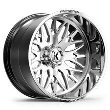 22x14 Kg1 Forged Kc014 Trident Polished Wheels 6x5.5 -76mm Set Of 4