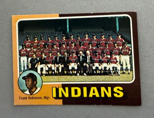 Cleveland Indians #331 1975 Topps Mini card