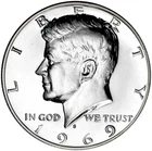 1969 S 50C 40% Proof Silver Kennedy Half Dollar