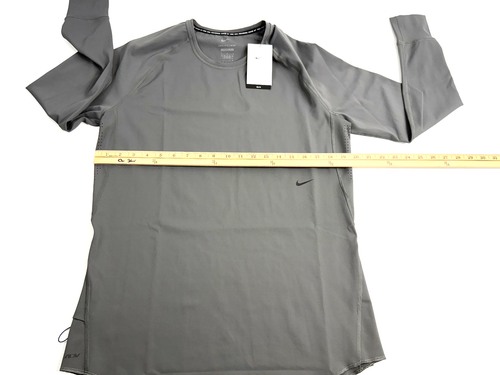 Nike A.P.S. Dri-FIT ADV Versatile Long Sleeve Top Grey Men's Size L DR1899-068 - Picture 6 of 14