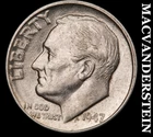 1947-D Roosevelt Dime- Silver- Scarce Better Date- No Reserve #K2096
