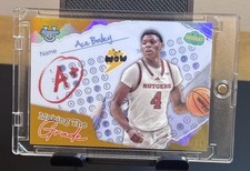2024-25 Bowman U Best • ACE BAILEY /50 GOLD Making The Grade Insert - Rutgers ☄️