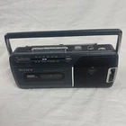 Vintage SONY CFM-140 II Radio Cassette Recorder Boombox For Parts Powers On