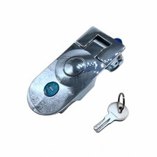 Flat Lock with Key Keyed Button Lock with Key Compact for Control Boxes
