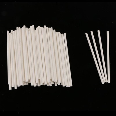 100x Papierstäbchen Ofenfest Für Cake Top Lollies Formen Basteln 10cm