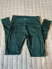 Lululemon Wunder Under High-Rise Deep Teal Leggings Size 6