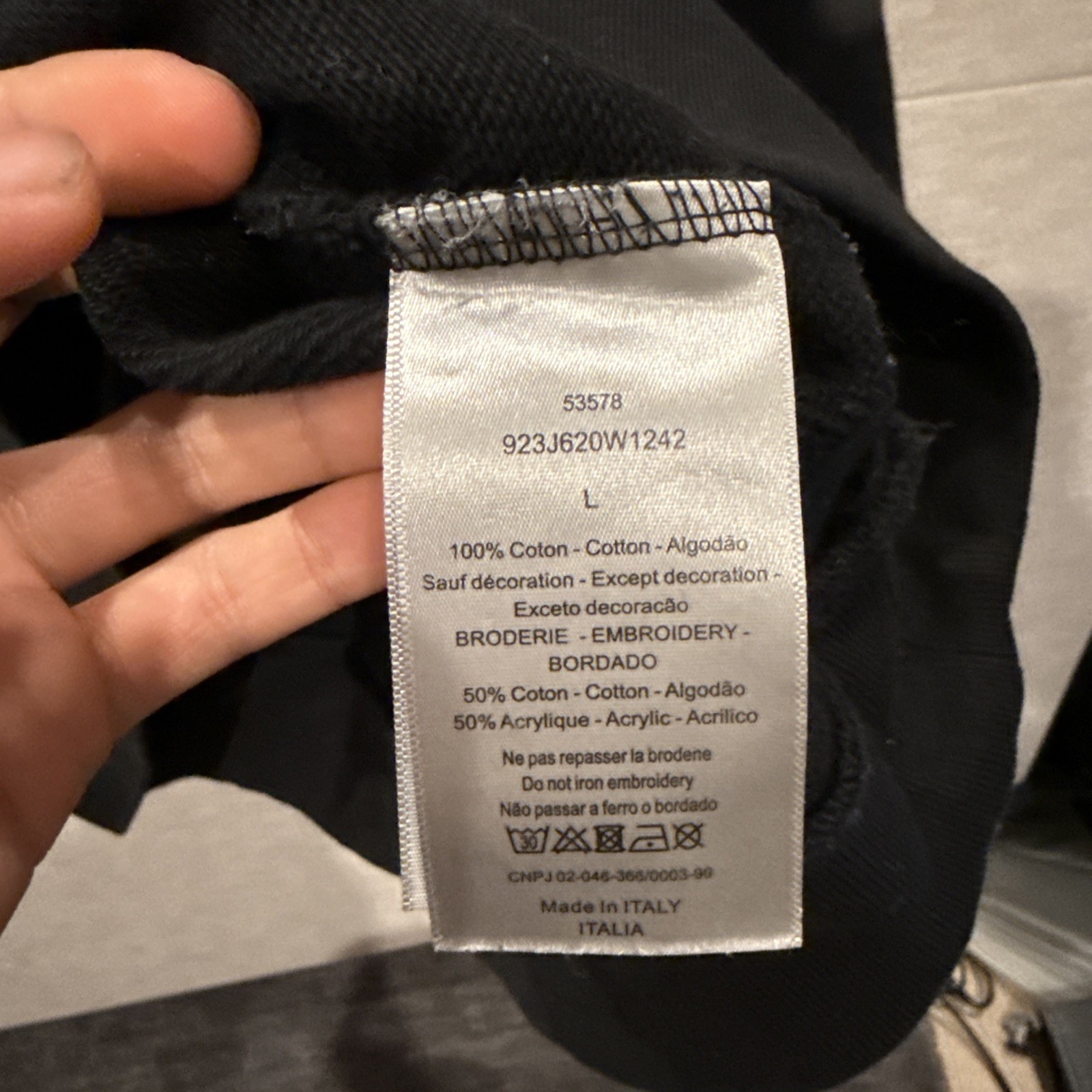 Dior Monogram Logo Embossed Pullover Crewneck Swe… - image 10