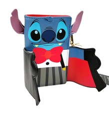 Cartera Loungefly Disney STITCH Vampiro Cosplay Solapa