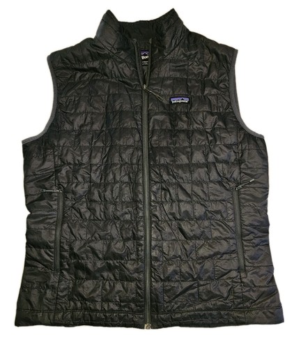 Patagonia Nano Puff schwarze Steppweste Primaloft Herren Größe L