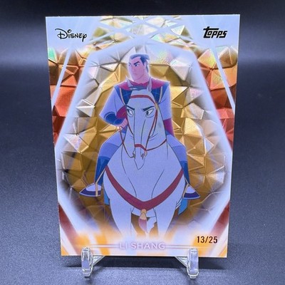 25! 🚨2026 Topps Disney Neon Mulan's Li Shang Orange Diamond #77