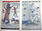Lot 2 WW2 Era Military Humor Postcards - Camouflage / Before the Mast