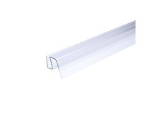 FHC 40" Bottom Sweep Drip Rail for 3/8" Glass Shower Door Seal