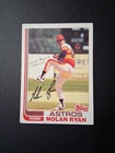 1982 Topps Nolan Ryan #90 Houston Astros HOF Baseball Card