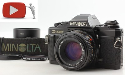 w/ Strap [Near MINT] MINOLTA X-500 SLR Film Camera MD 50mm f