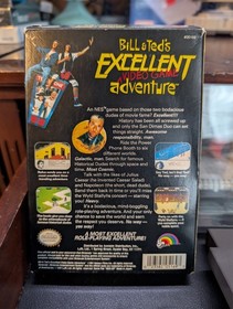 Bill & Ted's Excellent Video Game Adventure Nintendo NES w Box No Manual Works