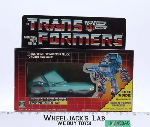 Kup G1 Transformers 1986 Hasbro Action Figure NEW MIB MOSC MINT ON CARD