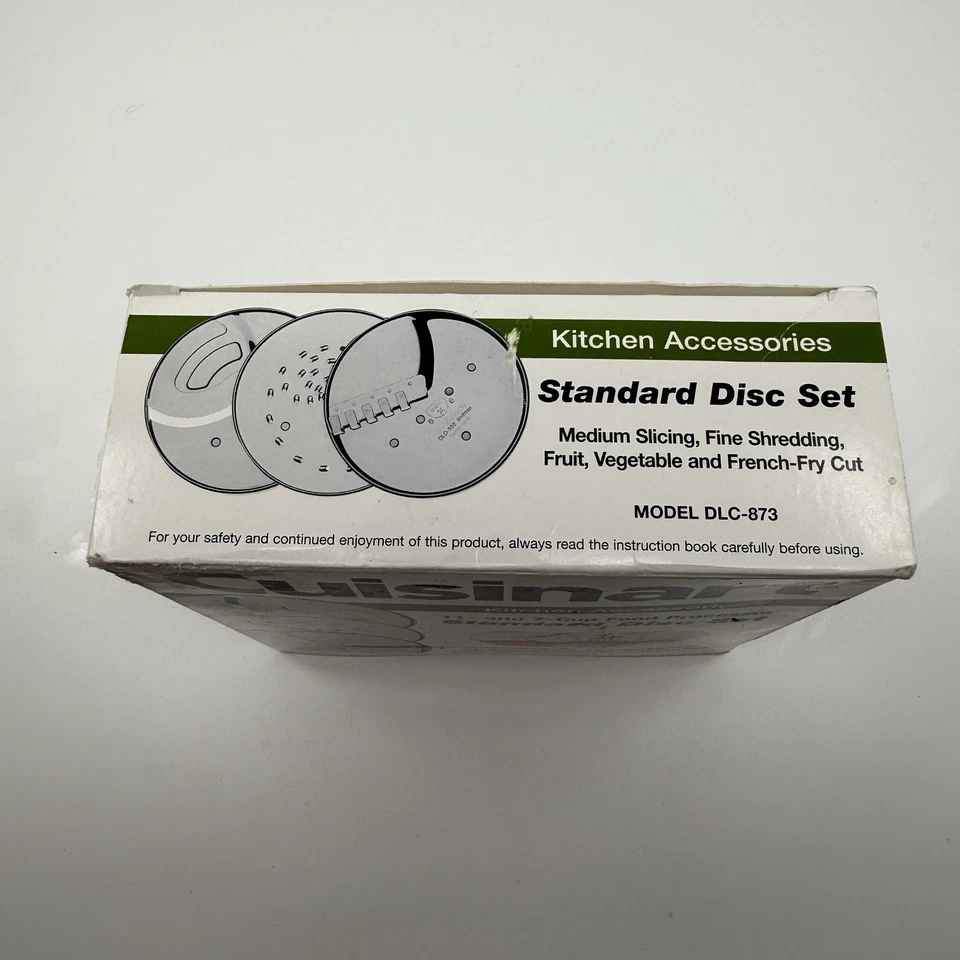 Cuisinart DLC-893 Specialty Disc Set New Open Box - Image 4 of 4