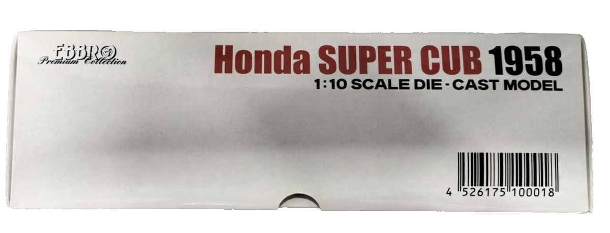 EBBRO 1/10 Scale Honda Super Cub 1958 Die Cast Model Motorcycle