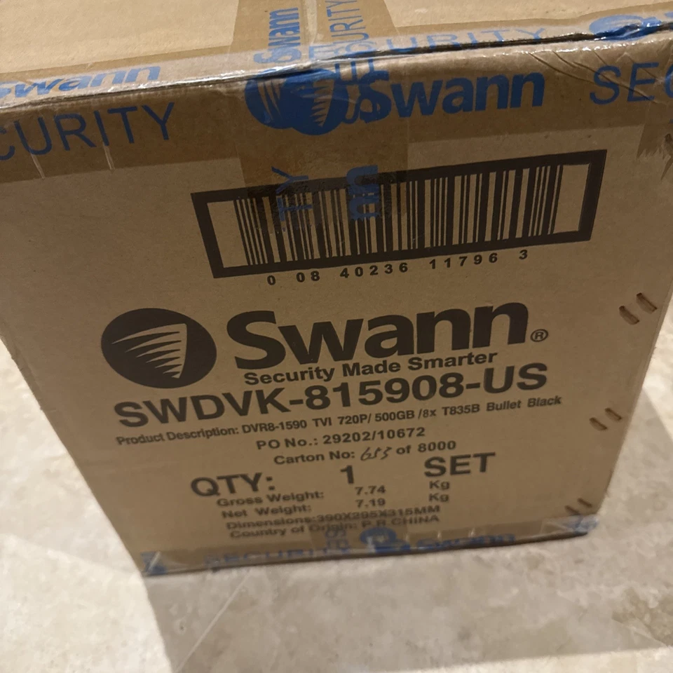 Swann HD Professional Security System720P 500GB 8 Cameras SWDVK-815908-US - Image 3 of 4