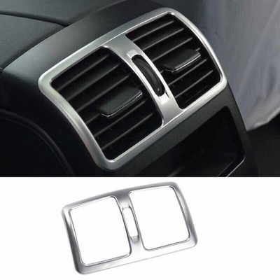 ABS Silver Back Row Air Outlet Vent Cover Trim For Mercedes-Benz GLK 2009-2015