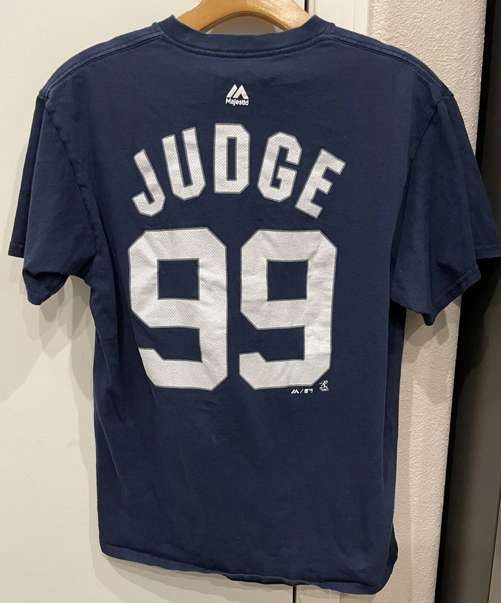 Majestic New York Yankees Aaron Judge Jersey T-shirt Mens Medium