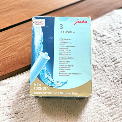 Jura Claris Blue Water Filter, Pack of 3, Open Box, Sealed NEW