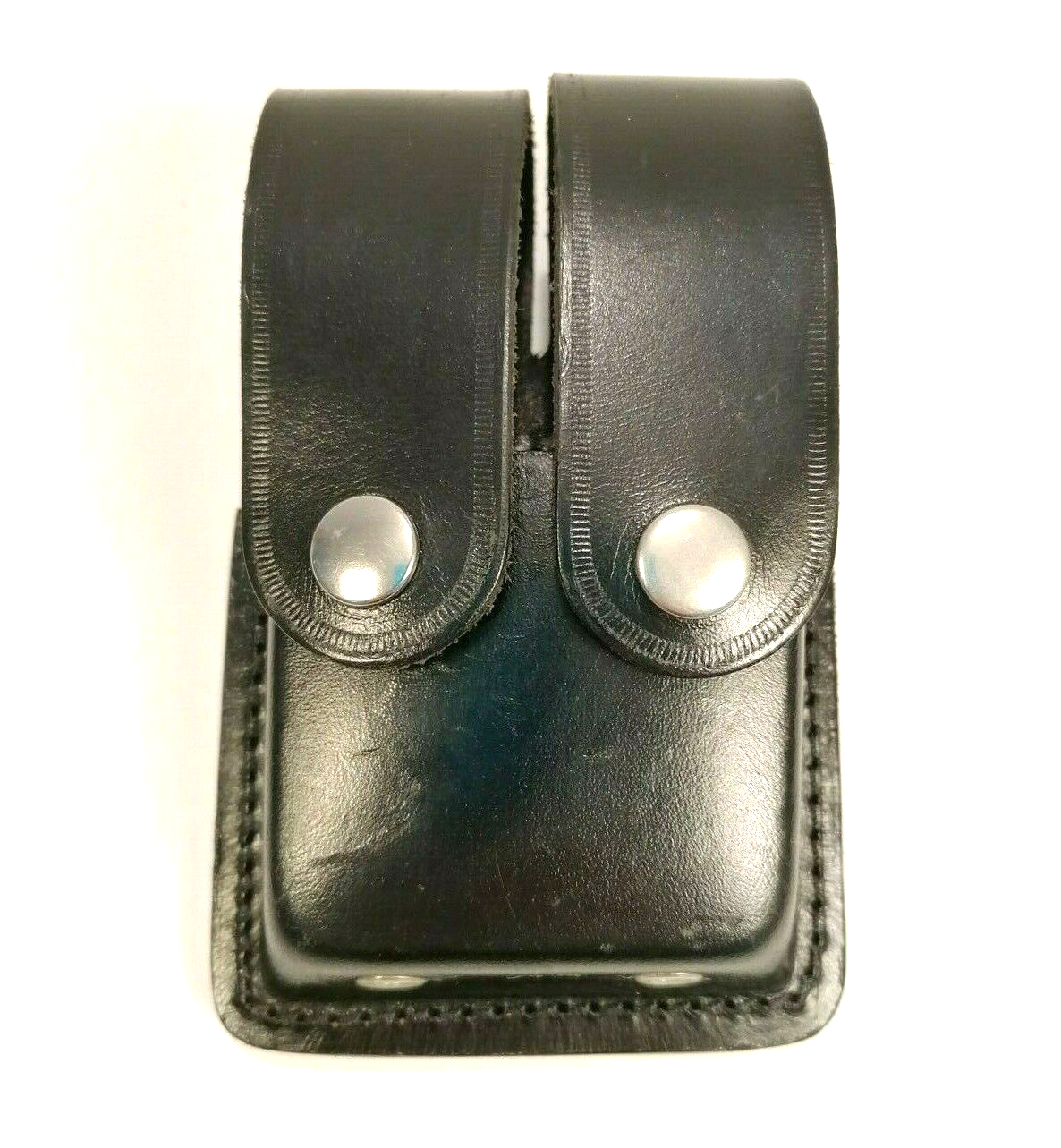 Genuine Double Magazine Holster Serbian Police Leather 9mm 15 Rounds C Z 99-image