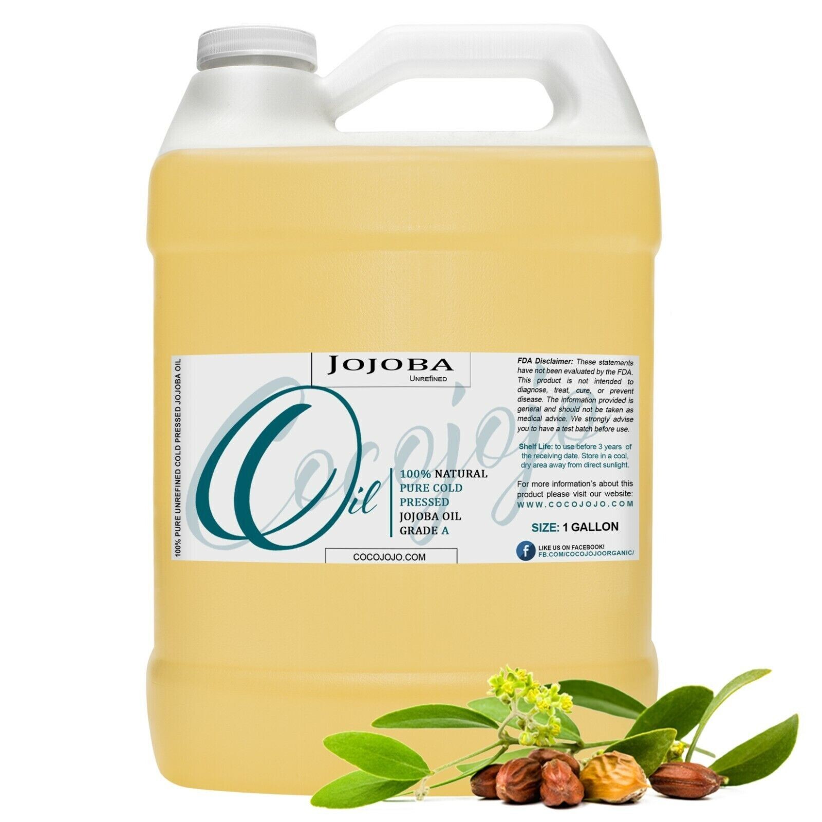Organic 100% Pure Raw Uncut Virgin Golden Hohoba Carrier Bul