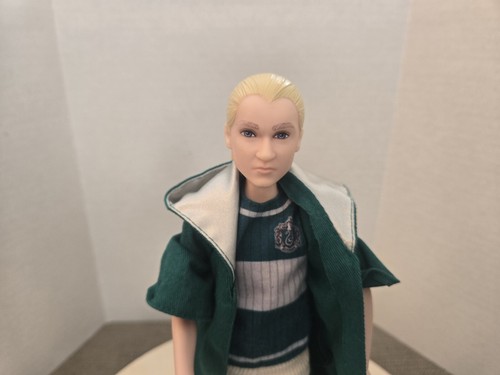 Draco Malfoy Quidditch Quadribol Doll Mattel 2018 Wizarding World 10.5" Posable - Picture 6 of 11