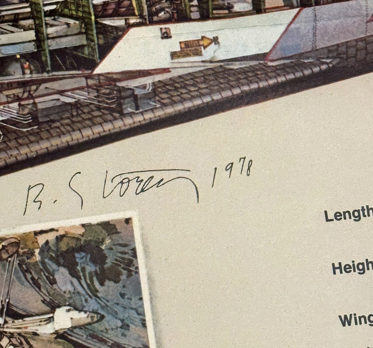 RARE AUTOGRAPHED NF-81 NASA SPACE SHUTTLE FACTS BARRON STOREY 1978
