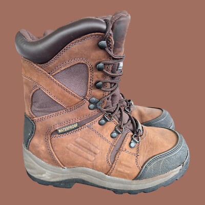 CRAFTSMAN BOYS “work” hiking BOOTS SIZE 4 BROWN/ TAN Craft | Shoes | Craft Mens Tan Work Boots | Poshmark main image 2