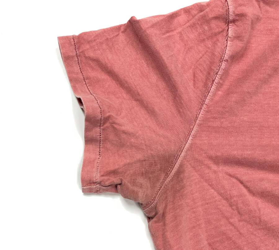 Abercrombie & Fitch Dark Pink Garment Dyed Pocket T-Shirt Abercrombie & Fitch Dark Pink Garment Dyed Pocket T-Shirt