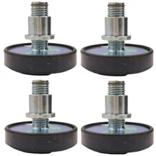 4X Shaft Dia 38mm Car Lift Rubber tray Heightening Feet Plus High Leg Pads