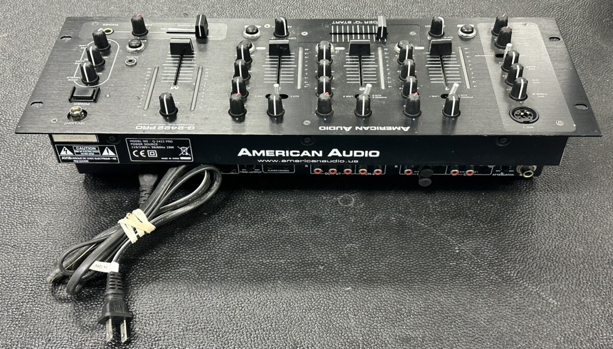 American Audio Q-2422 PRO Professional DJ Preamp Mixer