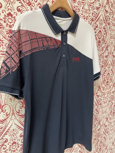 Boss Hugo Boss Polo Shirt Medium Regular Fit Paddy Pro - Picture 2 of 7