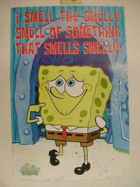 Spongebob Schwammkopf Poster Schwamm Bob Quadratisch Hose Mint 24x36 - Bild 1 von 1