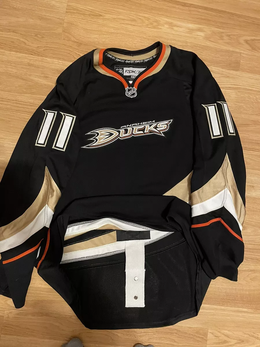 Koivu Signed Reebok Authentic Anaheim Ducks NHL Hockey Jersey Black Home 50