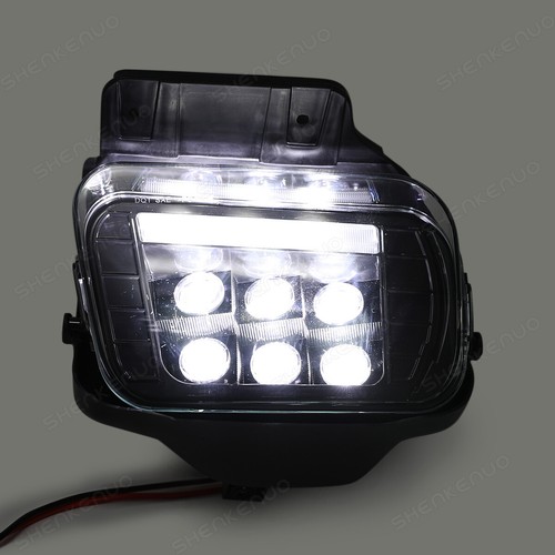 Luces antiniebla LED 2 piezas luces de parachoques DRL para Chevy Silverado 2003 2004 2005 2006 - Imagen 10 de 16