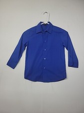 George button down Longsleeve blue dress shirt boys Size 6