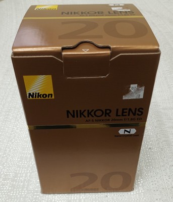 Nikon NIKKOR 20mm f/1.8 ED AF-S Lens