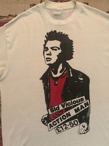 80s ACTIONMAN SID VICIOUS 卍 Tシャツ ヴィンテージ Sid Vicious