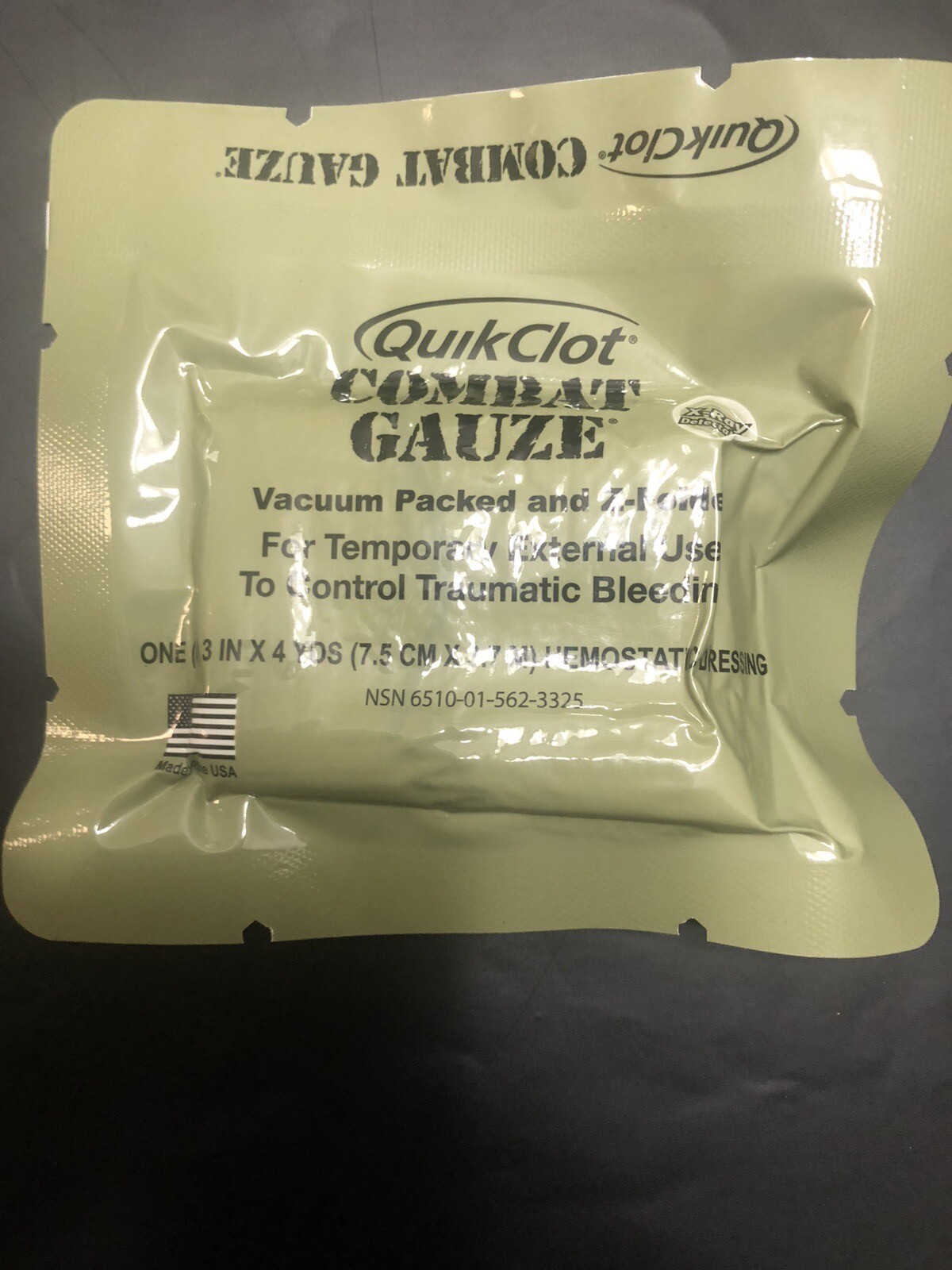 quick clot combat gauze Expiration 20280908 eBay