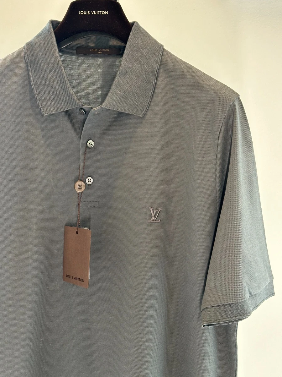Louis Vuitton Short Sleeve Gray Shirts for Men for sale | eBay