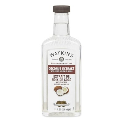 Watkins Coconut Extract, Non-GMO, 11 fl. oz. Bottle, 1-Pack, 