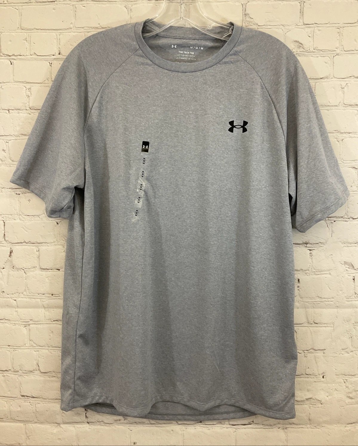 Under Armour 1326413 Tech 2.0 Men's Loose Fit Polyester T-Shirt Grey M Medium