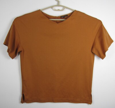 23 Vingt Trois Arrondissements Size 38 = M/L Rust Brown Cotton 