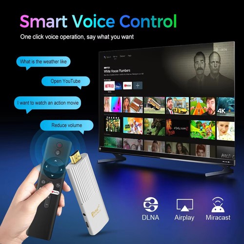 Mini TV Stick TV98 ATV Android 14 with Voice Assistant Dual Wifi Media Player 8K - Picture 12 of 24