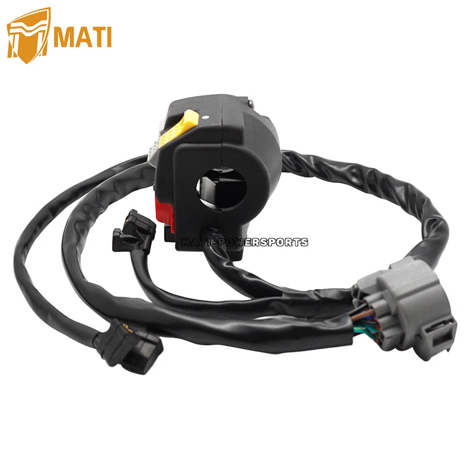 Interruptor de control de manillar botón arranque parada faro para Honda TRX700XX Foto 4 de 4