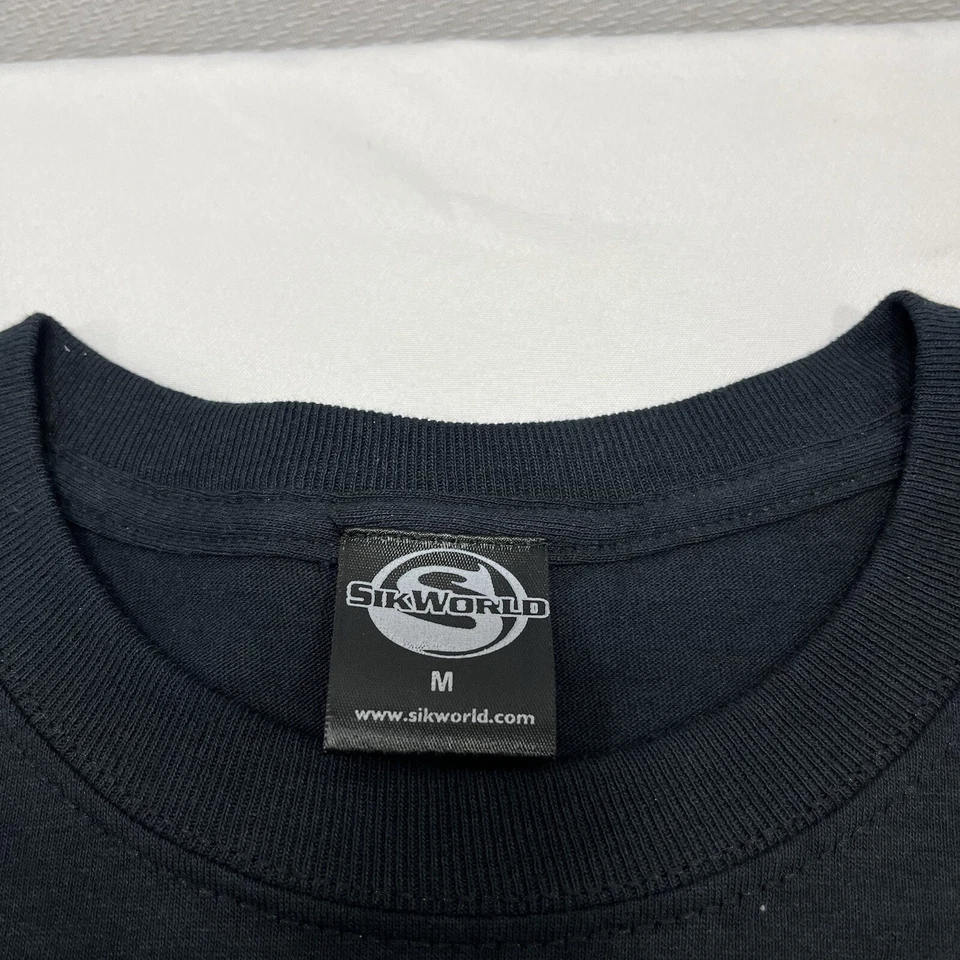 De colección Y2K Sik World Para Hombres Mediano “Me emborracho y me gusta jorobar cosas” 2006 Gráfico Foto 4 de 4