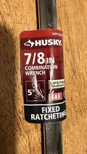 Husky 7/8 in. 12-Point SAE Ratcheting Combination Wrench